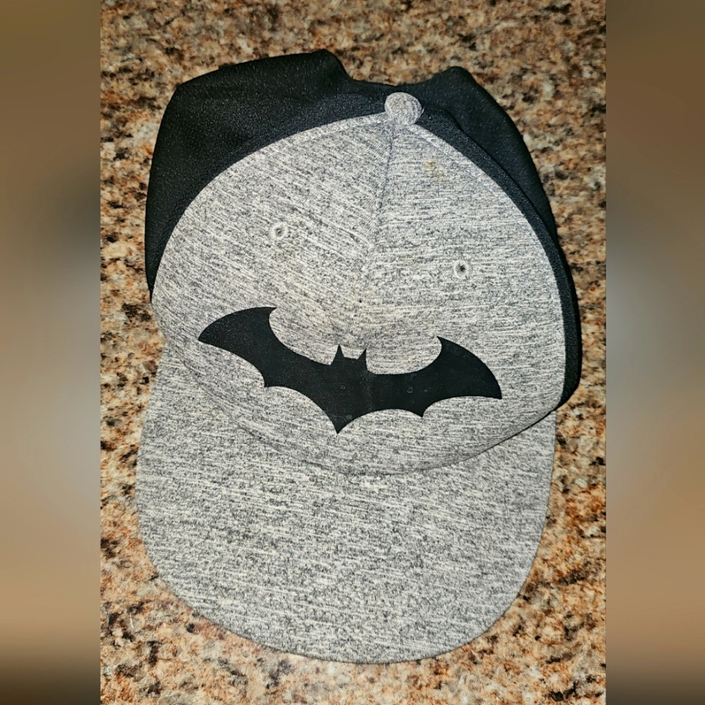 Batman Caped Crusader Snapback Hat/Cap Black One Size Fits Most